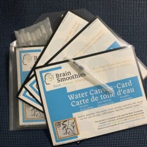 D Class Set 25 Water Canvas Card 1022